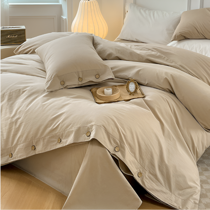 Soft Cotton Sheet Set with 2 Pillow Covers