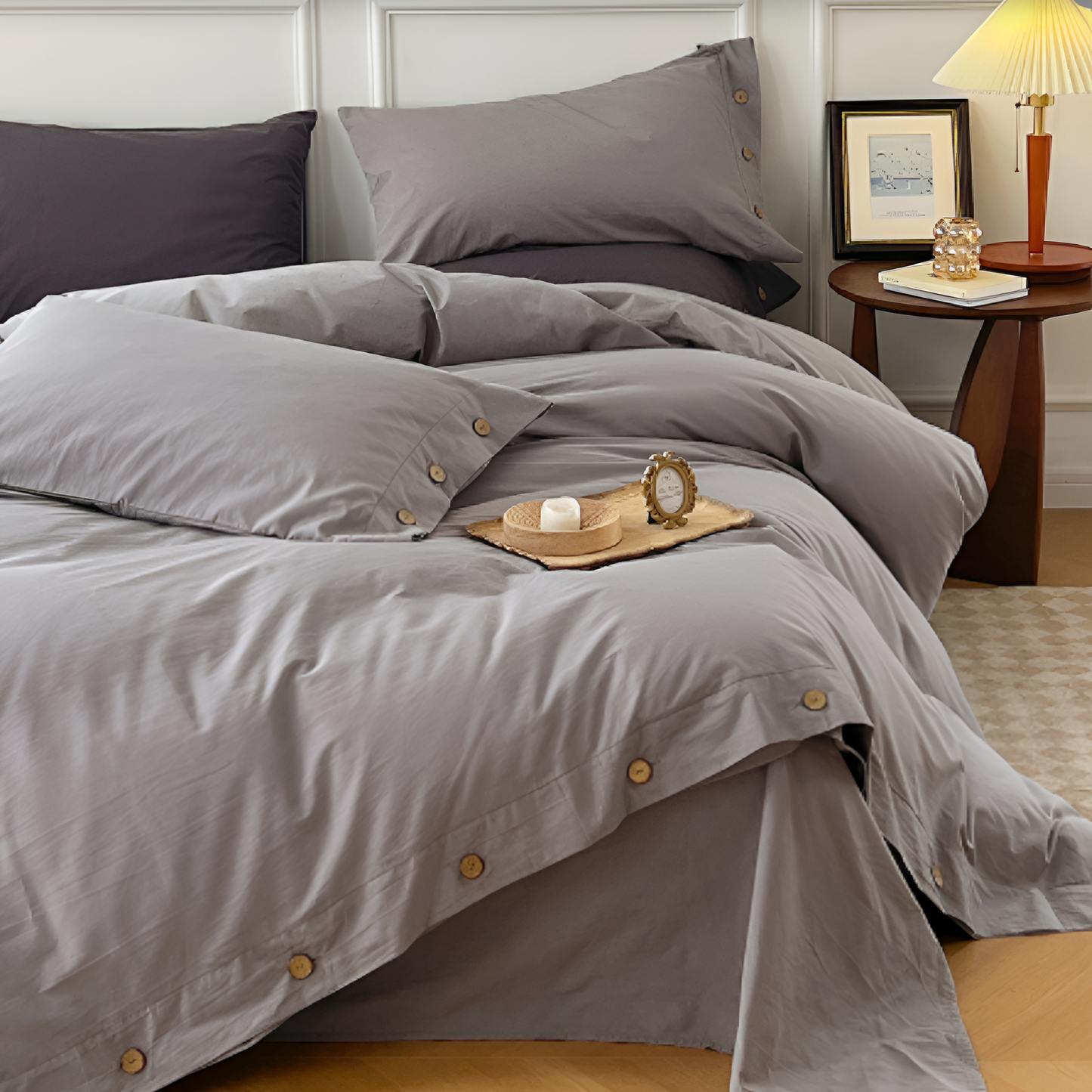 Soft Cotton Sheet Set with 2 Pillow Covers