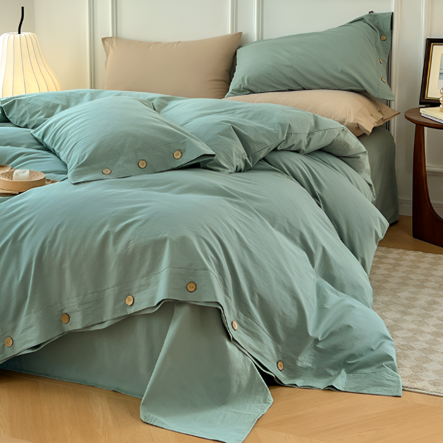 Soft Cotton Sheet Set with 2 Pillow Covers