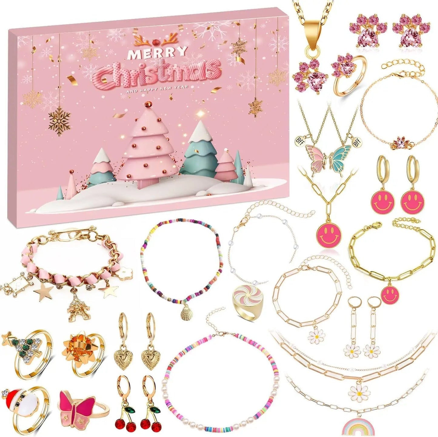 LuxuriaGift | Elegant Luxury Gold Advent Calendar with 24 Surprising Treats 6