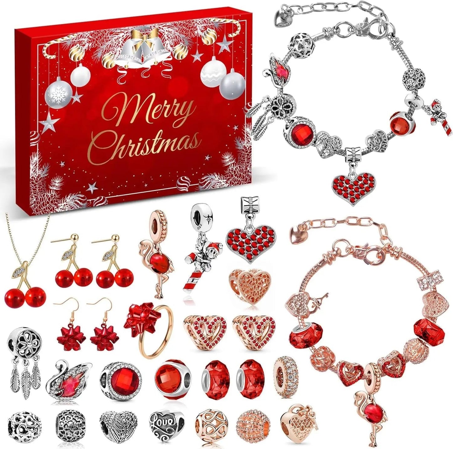 LuxuriaGift | Elegant Luxury Gold Advent Calendar with 24 Surprising Treats 7