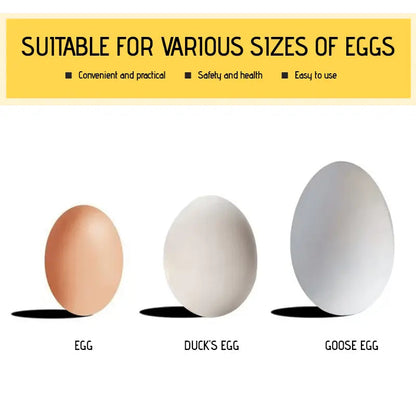 Easy Use Stainless Steel Egg Cracker Tool
