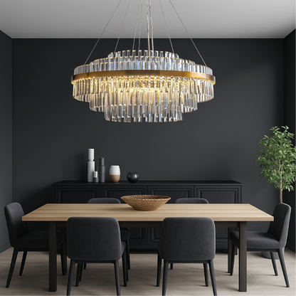 Luxurious crystal chandelier 3