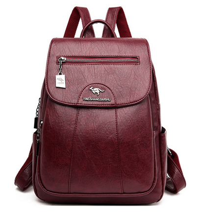 Premium Daily Leather Backpack for Ladies