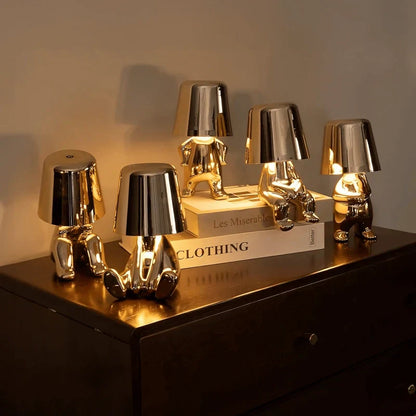 Compact Adjustable Desk Lamp with Dimmer Switch