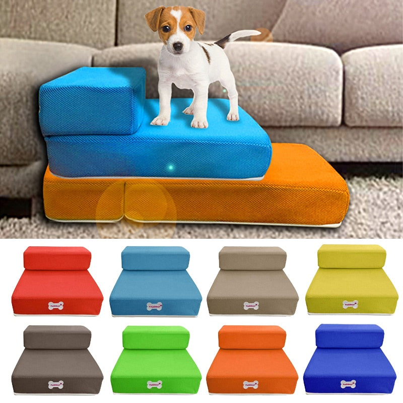 Luxury Dog Steps for Bed – Non-Slip, Joint-Friendly Dog Stairs for Couch and Pet Access 6