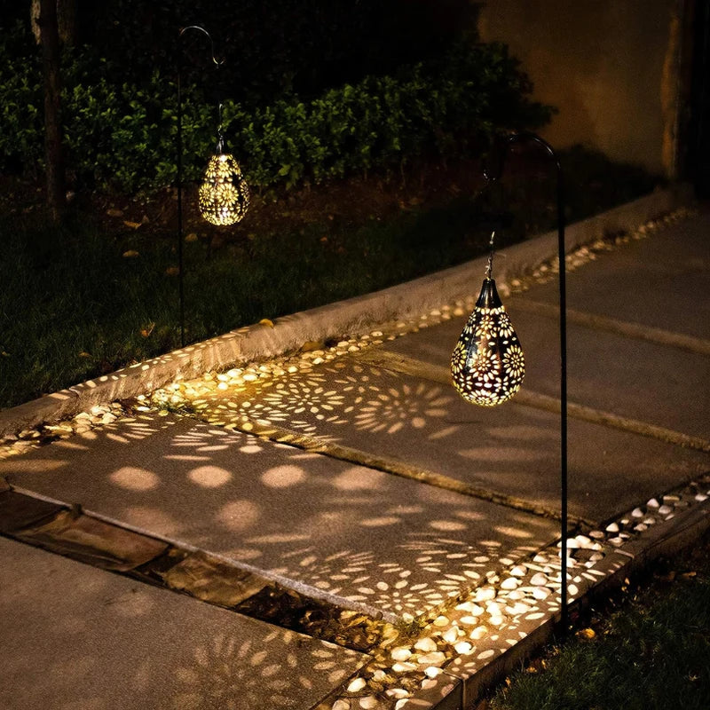 Outdoor Solar Powered Garden Light Drop