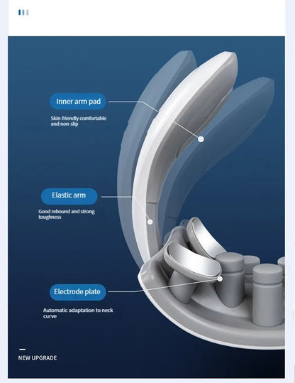 Compact Portable Neck Massager Device