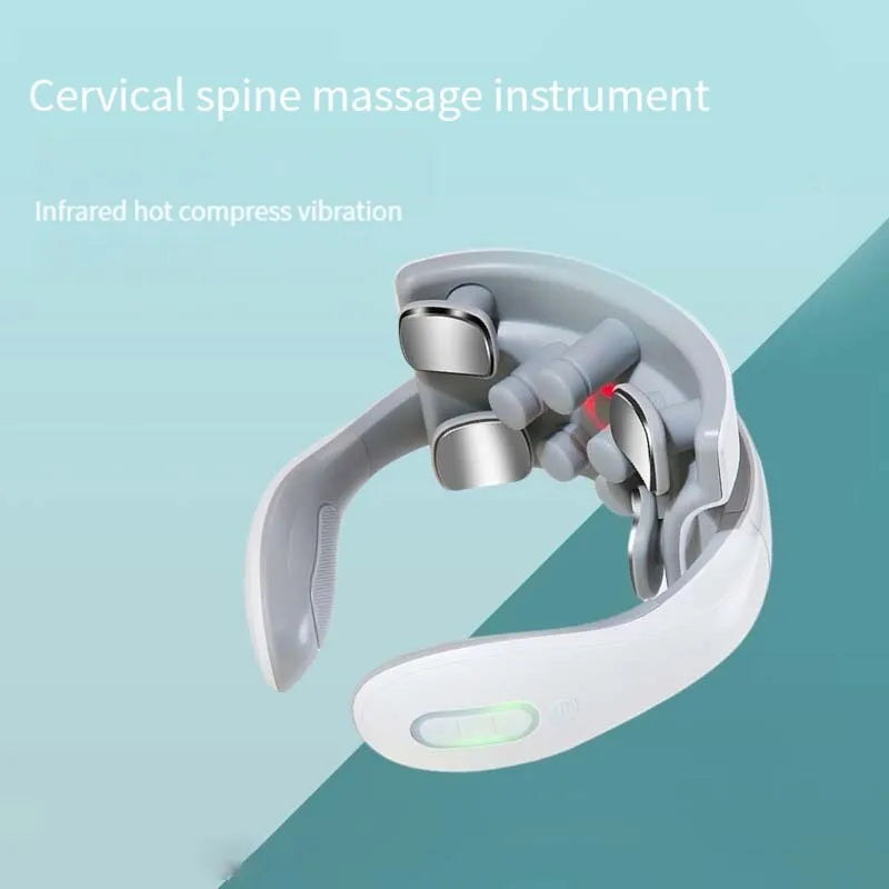 Compact Portable Neck Massager Device