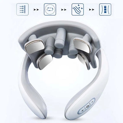 Compact Portable Neck Massager Device