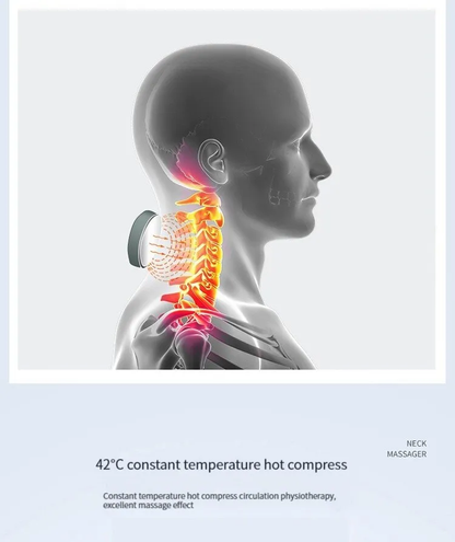 Compact Portable Neck Massager Device