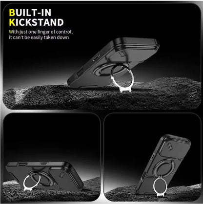 Strong Magnetic iPhone 17 Case with Kickstand - Fesara