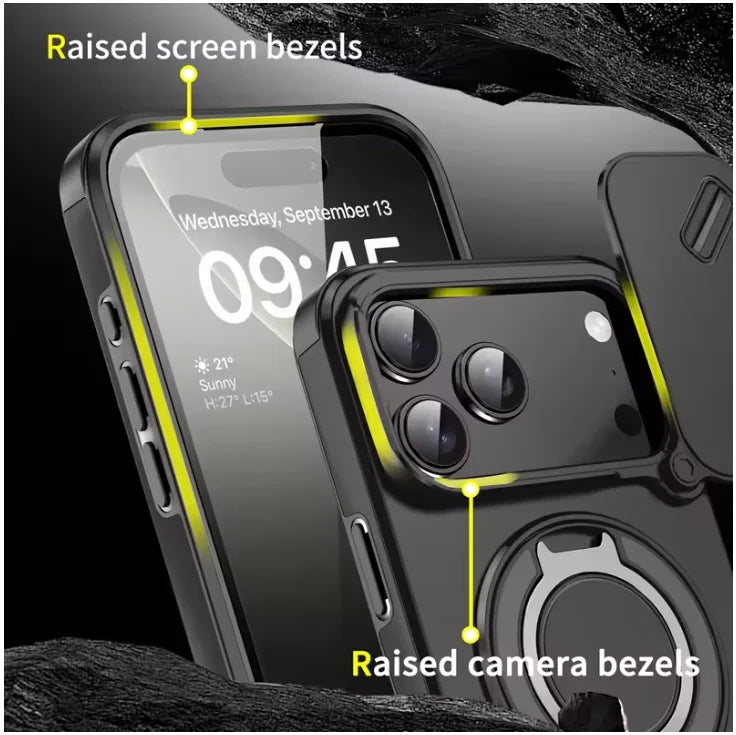 Strong Magnetic iPhone 17 Case with Kickstand