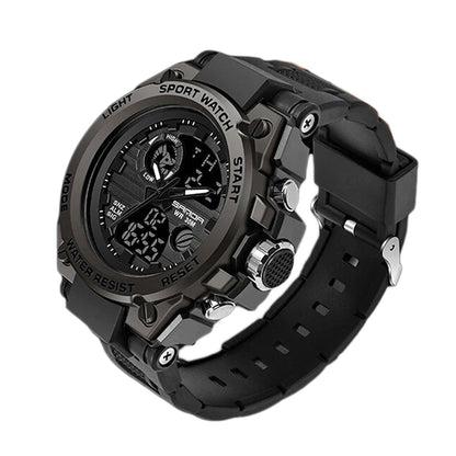 Tough Mens Military Watch – Waterproof Analog Digital Watch - Fesara