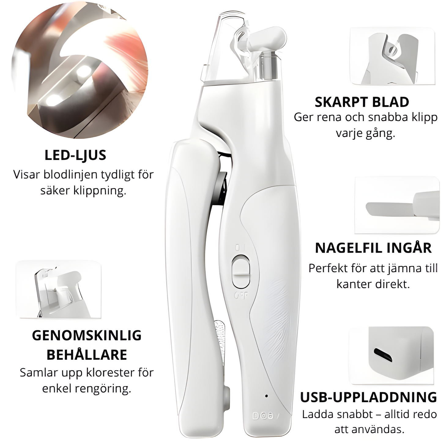 Easy Safe Nail Clipper for Home Use
