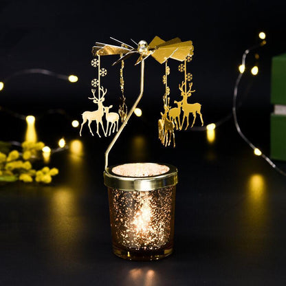 Rotating Metal Candle Holders