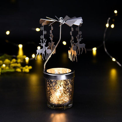 Rotating Metal Candle Holders