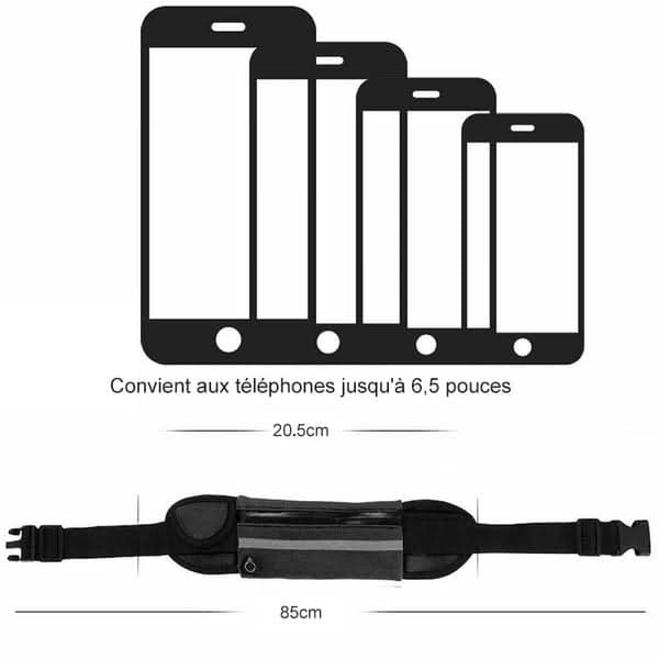 Lightweight Water Resistant Running Belt Bag
