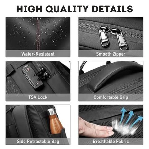 Compact Travel Backpack for Vacuum Sealer System
