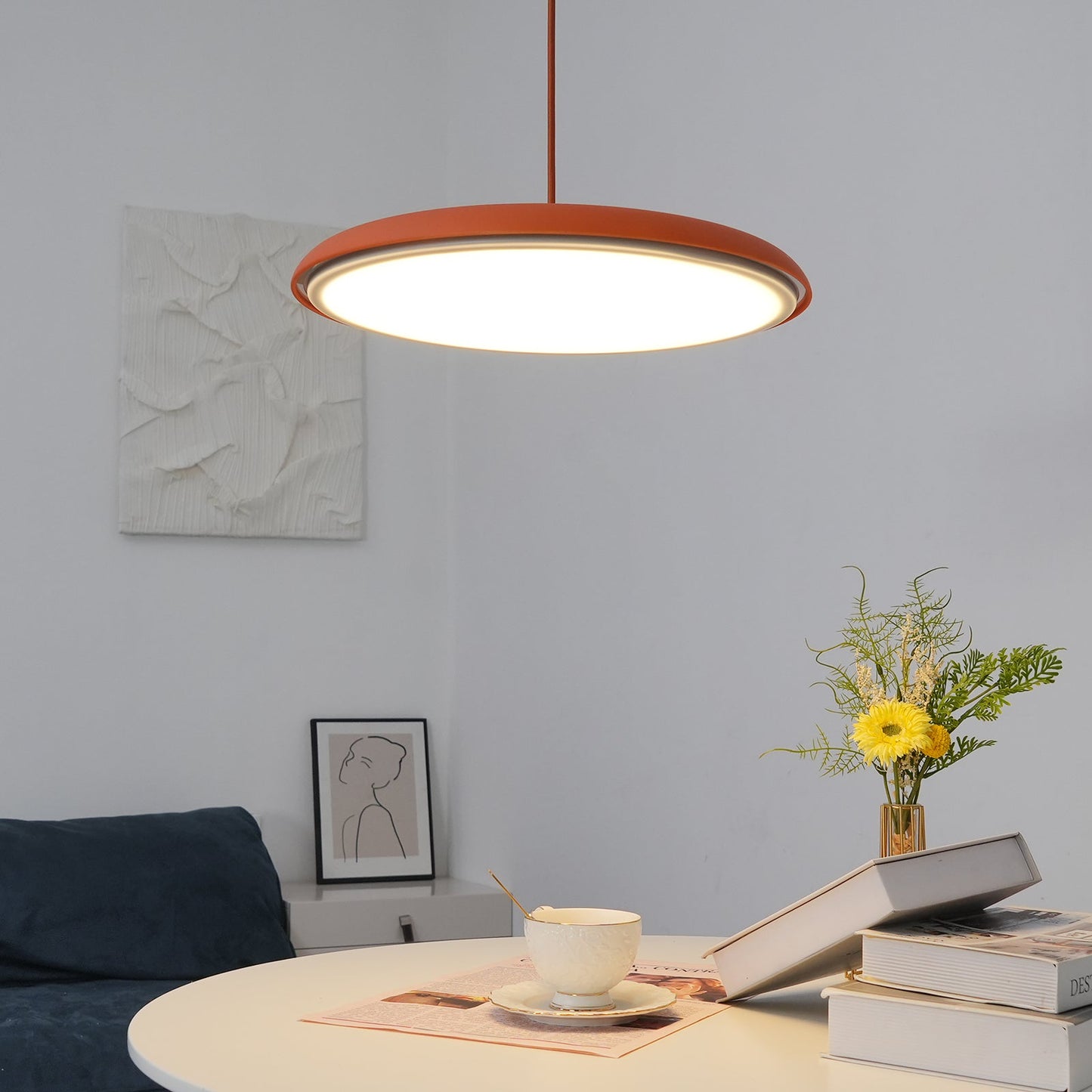 Sleek Modern Adjustable Hanging Light