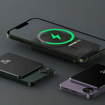 Compact Fast Wireless Portable Power Bank Charger