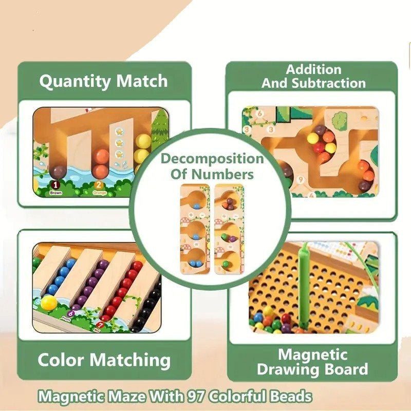 MagnetMaze | Engaging Montessori Magnetic Learning Toy for Kids 2