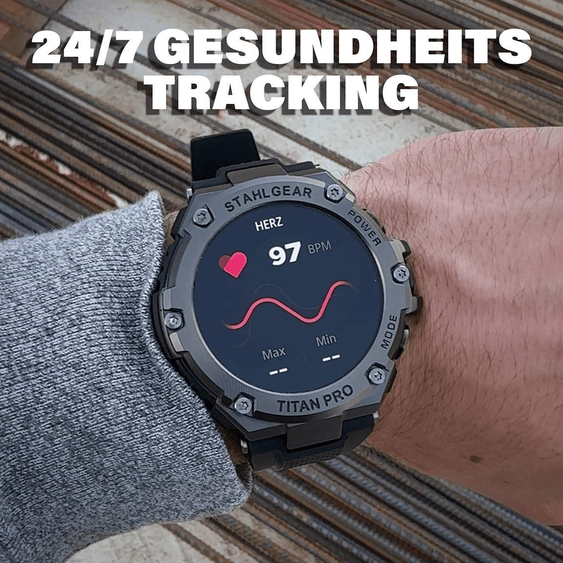 Tough Waterproof Smart Watch