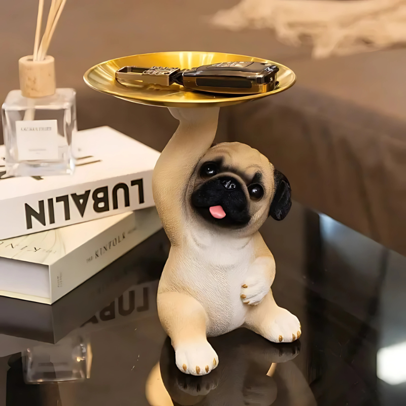Cute Pug Dog Plate - Fesara