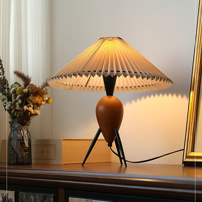 Stylish Floor Lamp with Linen Shade and LED Light