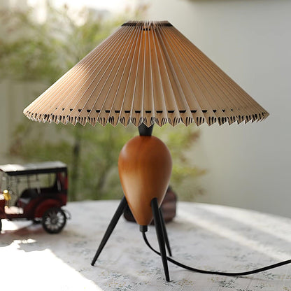 Stylish Floor Lamp with Linen Shade and LED Light
