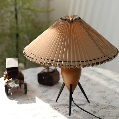 Stylish Floor Lamp with Linen Shade and LED Light