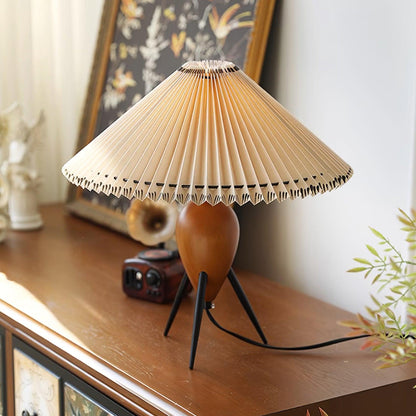 Stylish Floor Lamp with Linen Shade and LED Light