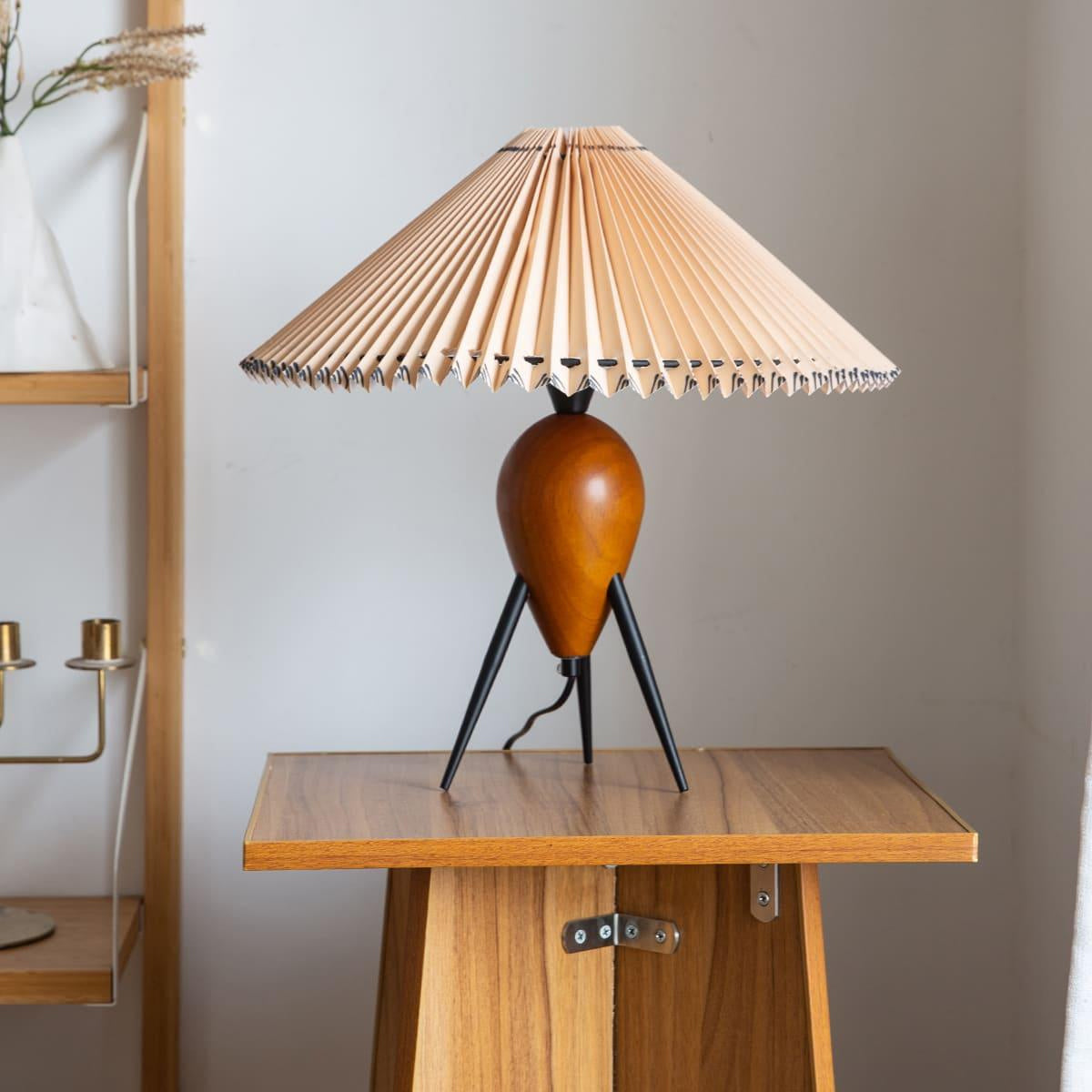 Stylish Floor Lamp with Linen Shade and LED Light