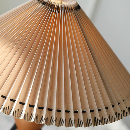 Stylish Floor Lamp with Linen Shade and LED Light