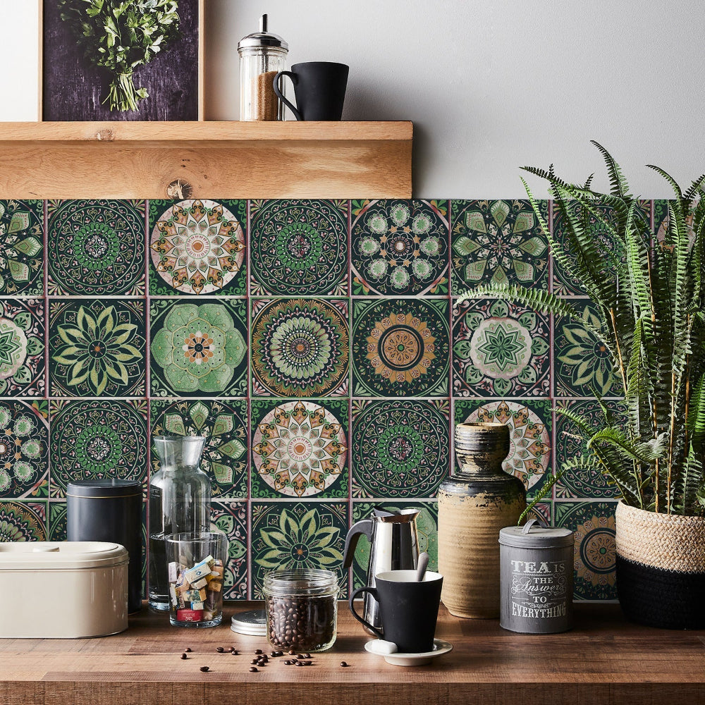 Premium 24-Piece Vinyl Wall Tile Set