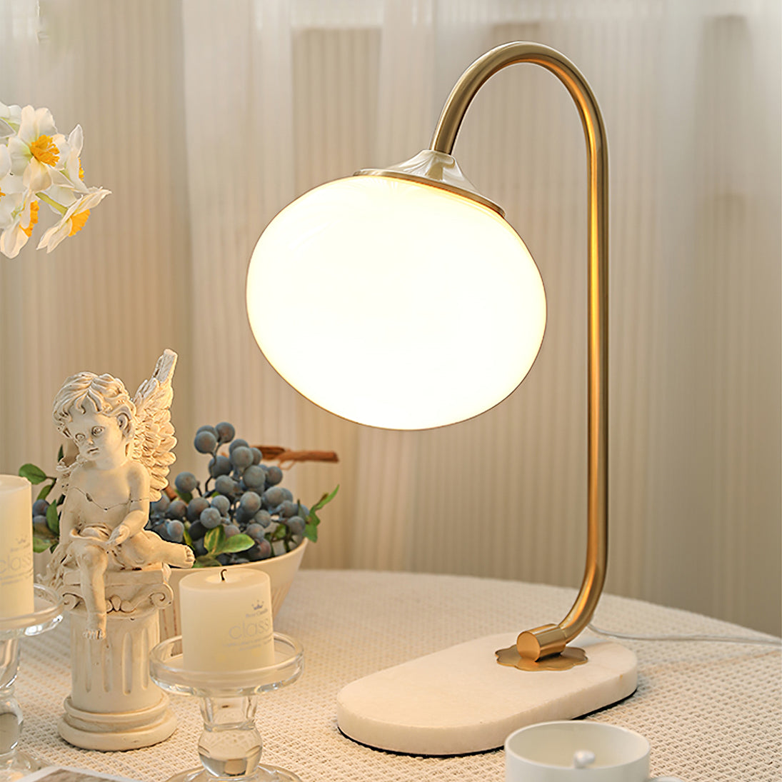 Colorful Soft Table Lamp with Cute Cloud Design