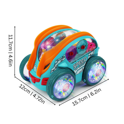 Fast Electric Stunt Car with LED Lights and Sound