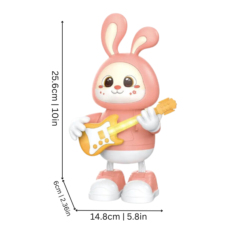 Fesara Rock Bunny Plush Toy
