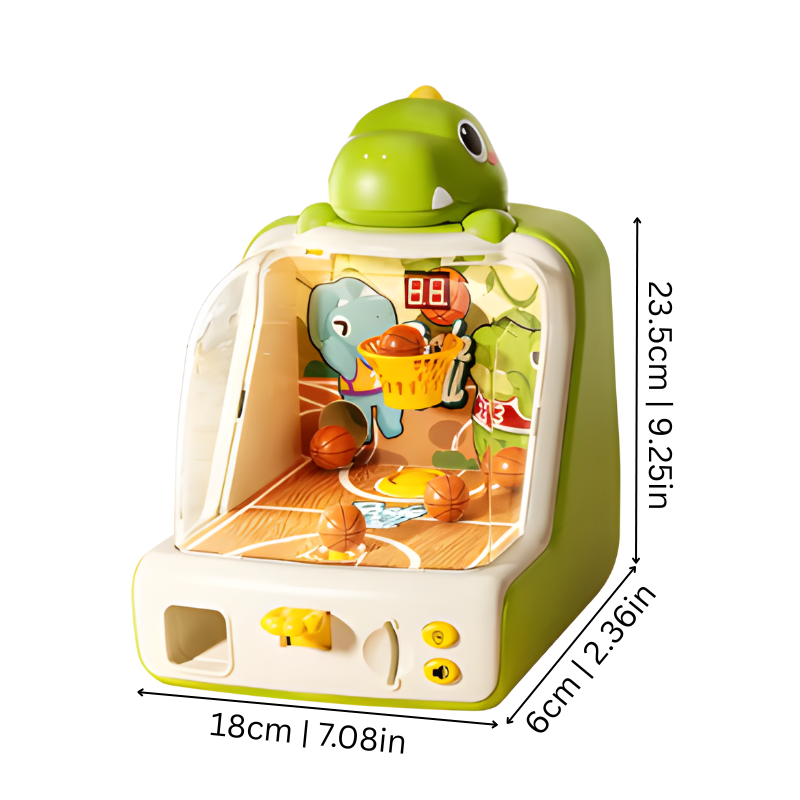 Colorful Dinosaur Basketball Hoop - Fesara