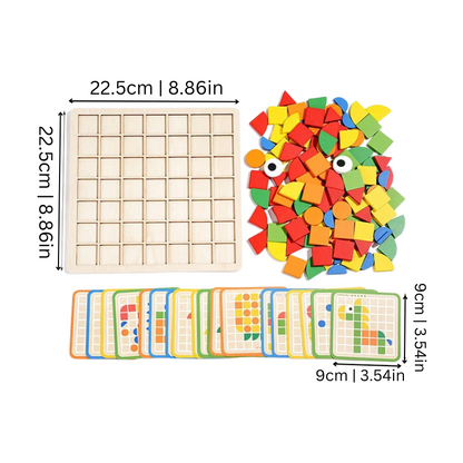Fun Learning Wooden Brain Puzzle Set