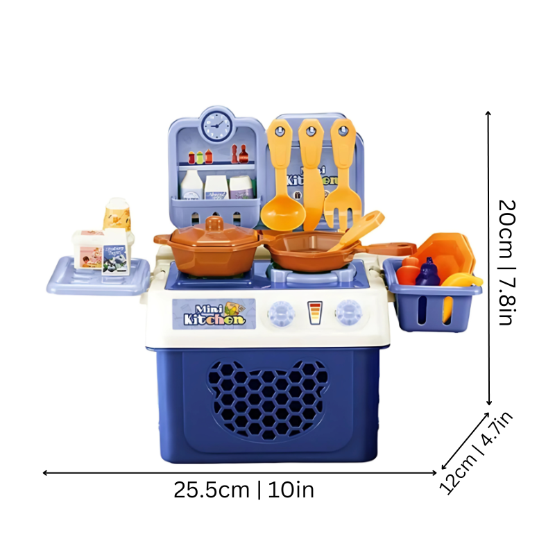 Compact Kids Kitchen Set