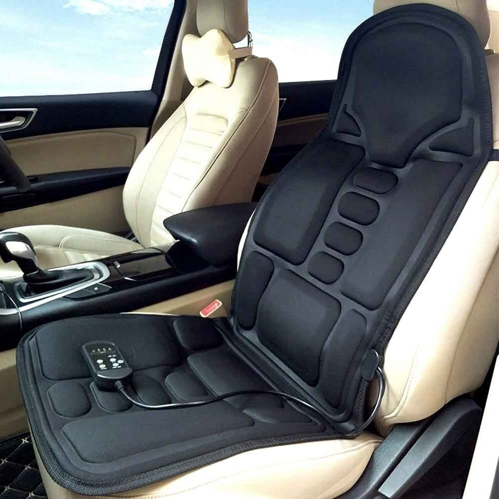 Comfortable Heat Massage Seat Cushion for Back and Neck Relief - Fesara