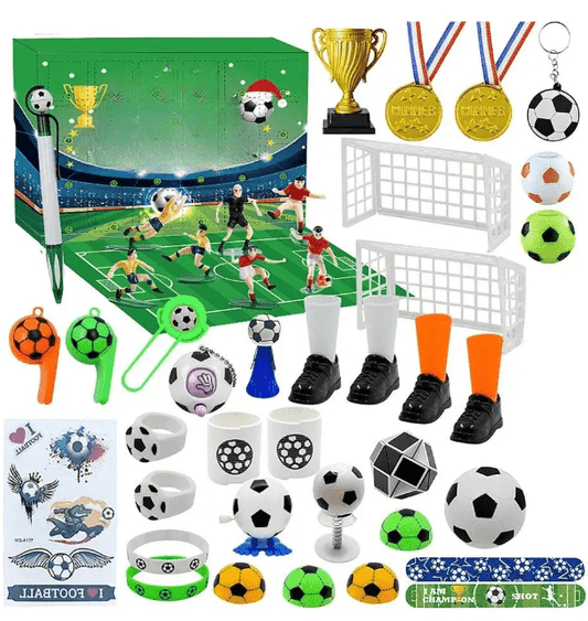 Fun Building Advent Calendar for Kids with Stadium Set - Fesara