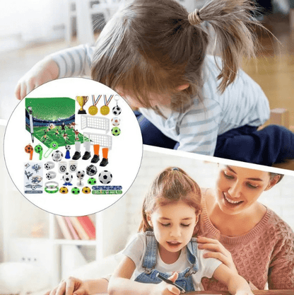 MatchBox – Advent Calendar for Boys and Girls with Stadium Building Set 5