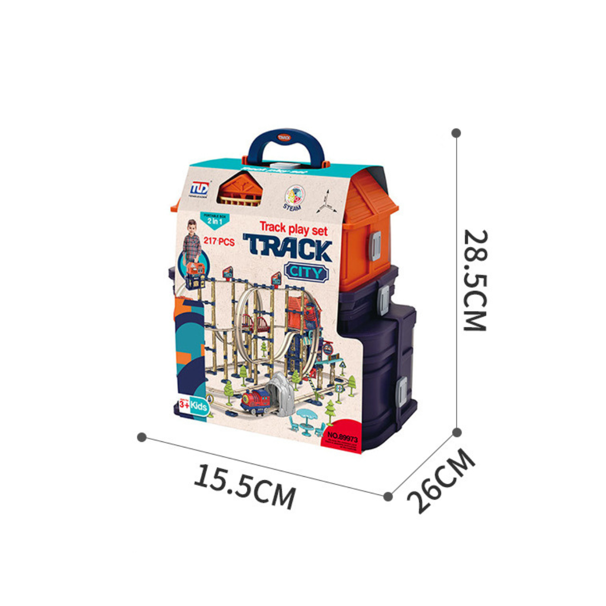 Ultimate Kids Train Set with Tracks and Tunnels