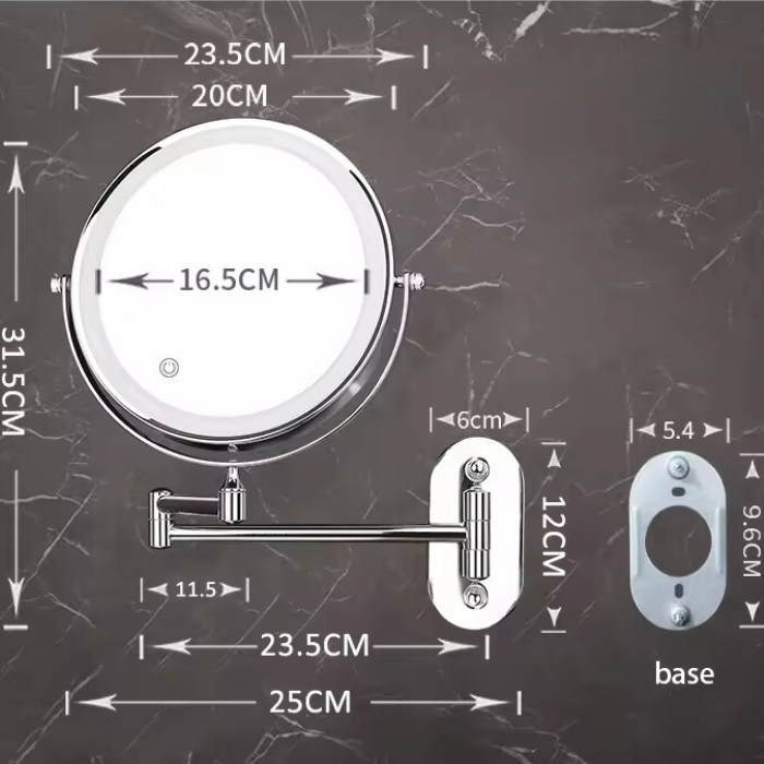 Fesara | Bright Lighted Vanity Mirror