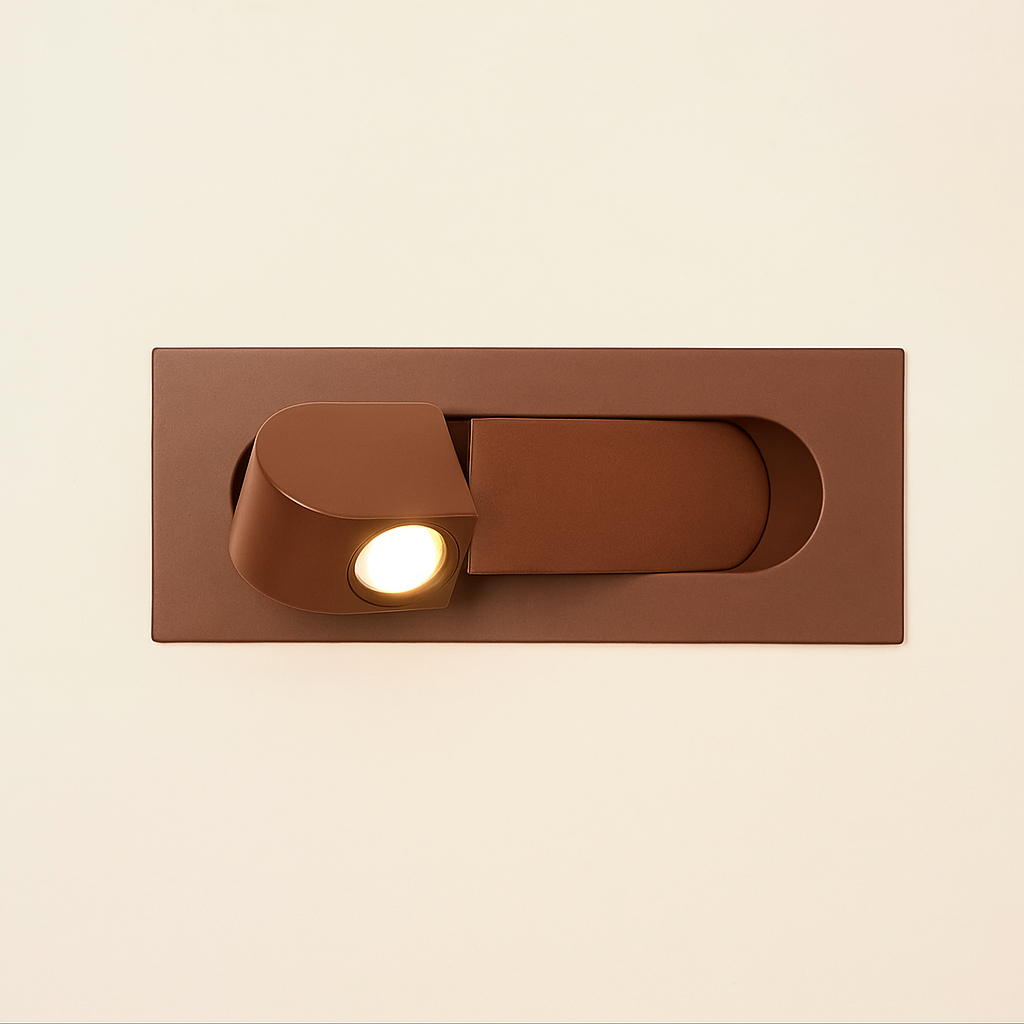 Slim Adjustable LED Wall Light Fixture