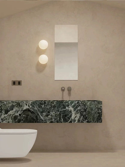 Contemporary Soft Glass LED Wall Light Fixture