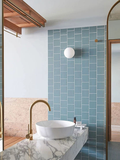 Contemporary Soft Glass LED Wall Light Fixture