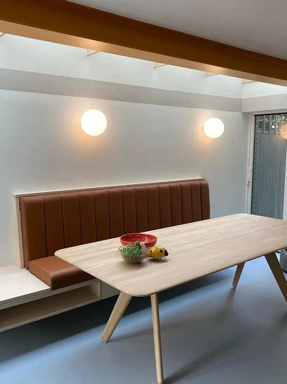 Contemporary Soft Glass LED Wall Light Fixture